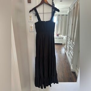 Zara black maxi dress worn once